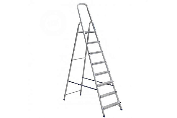 Стремянка стальная 8 ступеней ЯРУС площадка h=1,65м, до 120кг