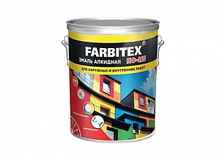 Эмаль ПФ 115 FARBITEX желтый (5,0кг)