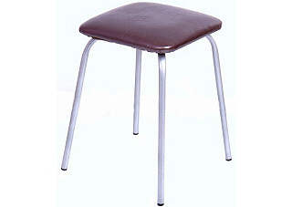 Табурет 18  (Модуль) смрз квадрат  корич перлам на хроме