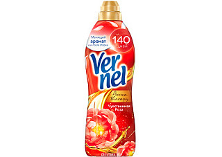 Кондиционер для белья VERNEL (ВЕРНЕЛЬ) Арома Чувственная Роза, 870мл (448)