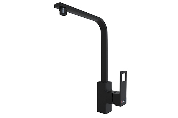 Смеситель для кухни 35k MIXLINE ML34-032 Solo Black (Латунь,Высота излива 29см,Картридж 35мм,бок.р.)