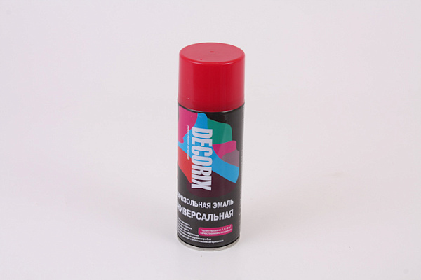 Эмаль аэрозольная акриловая DECORIX 0101-04-DX красный 520мл