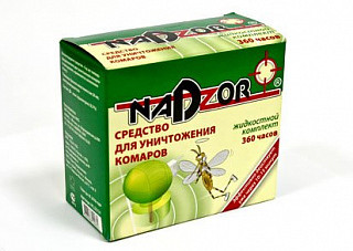 Комплект для уничтожения комаров жидкость(30 ночей)+ эл.фумигатор NADZOR (IKL001H)