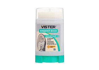 Жидкий воск для обуви Vister Comfort для глад кожи, бесцветный 50мл (530)