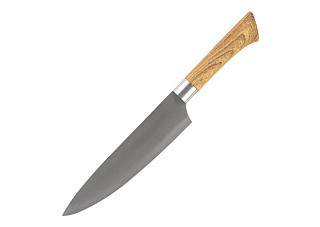 Нож с пластиковой рукояткой под дерево FORESTA поварской 20 см арт.103560