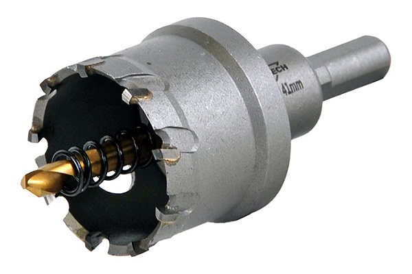 Коронка по металлу ELITECH твердосплавная, в сборе, ф41мм 1820.139200 (1/10)