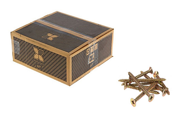 Шуруп 4,5х35 потай,жел.цинк (упак. 7500шт)