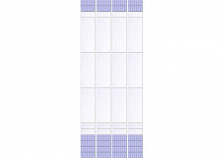 Панель ПВХ UNIQUE Ирис (2700х250х8мм) (фон) 