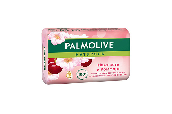 Мыло туалетное PALMOLIVE Нежность и Комфорт Вишня 90гр