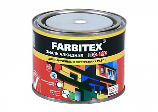 Эмаль ПФ 115 FARBITEX ярко-зеленый (0,4кг) 