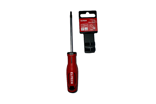 Отвертка ELITECH T 20х100мм 211403