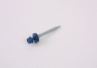 Кровельный саморез (ярко-синие) 4,8* 50 цинк RAL 5005