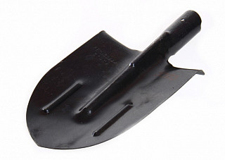 Лопата штыковая S506 рельсовая сталь остроконечная с двумя ребрами жесткости (без черенка)