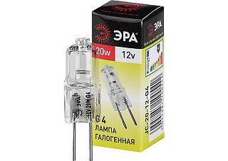 Лампа галогенная ERA JC-20W-12V G4 12V 20W (0542)