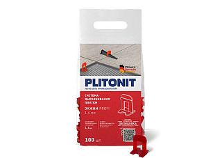 Зажим СВП PLITONIT PROFI SVP 1,4 мм пакет 100шт H008263 (375) (1/24)