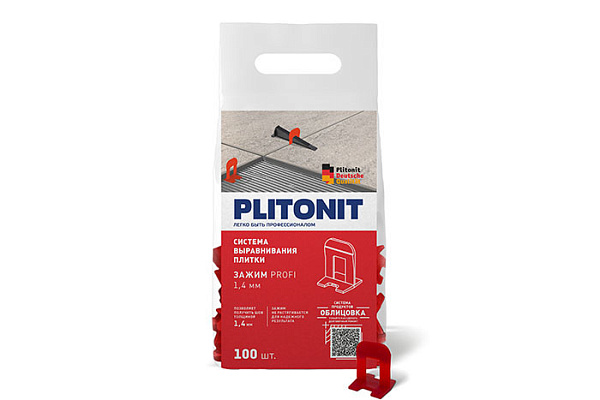 Зажим СВП PLITONIT PROFI SVP 1,4 мм пакет 100шт H008263 (375) (1/24)