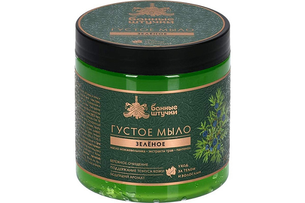 Мыло густое зеленое Банные штучки для бани и сауны 500мл (33674)