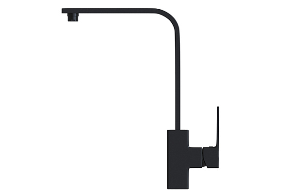 Смеситель для кухни 35k MIXLINE ML34-032 Solo Black (Латунь,Высота излива 29см,Картридж 35мм,бок.р.)