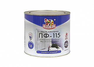 Эмаль ПФ 115 OLECOLOR салатный (1,8кг)
