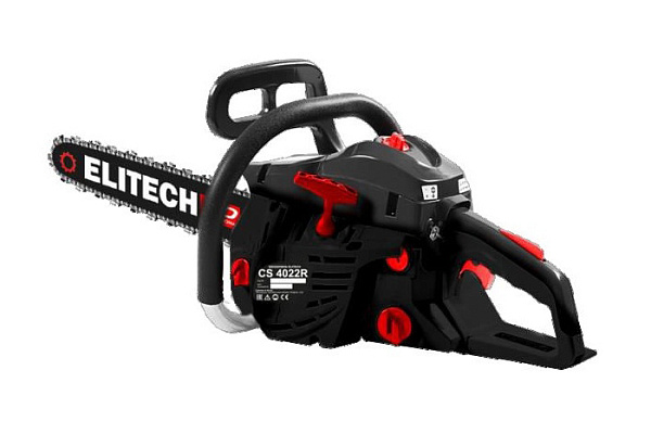 Бензопила ELITECH HD CS 4022R (39.6см3, 1,6кВт/2,2л.с. ш-36см, 3/8, 1.3мм,52зв 4,3кг (E1611.004.00)