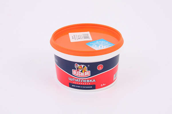 Шпатлевка OLECOLOR акриловая для стен и потолков (0,9кг)