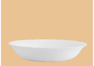 Блюдо круглое глубокое 32см PO-OD1030T WHITE (12/4)