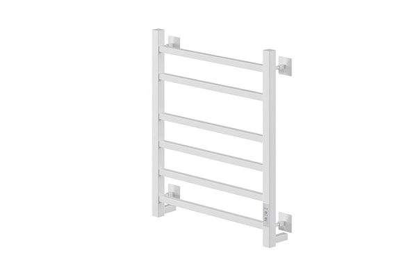 Полотенцесушитель электрический MIXLINE FORTUNE 60х50 (таймер, 323Вт, 6 перекладин) БЕЛЫЙ 556372