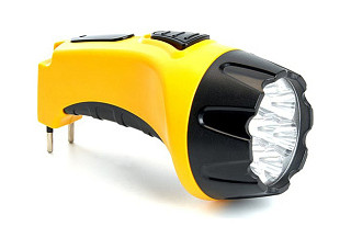 Фонарь FERON TH2294 аккум., 7 LED DC (свинцово-кислотная батарея), желтый (308)