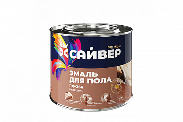 Эмаль ПФ 266 Сайвер красно-коричневая (2,7кг)