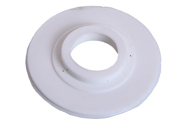 Мембрана запорная ИНКОЭР для сливной колонки бачка унитаза, силиконовая (63х23)