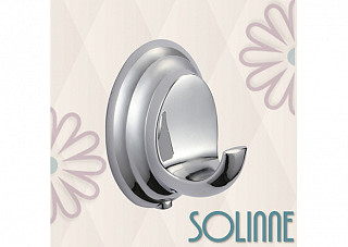 Крючок одинарный "Solinne" 15011 хром 2636.301  