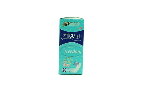 Прокладки ежедневные NICELADY daily care fresh женские гигиенические 20шт (505)