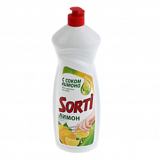 Жидкое средство для мытья посуды SORTI (СОРТИ) Лимон 900мл (520)
