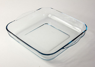 Посуда для СВЧ лоток квадратный б/крышки 280*280 мм 3 л 59024