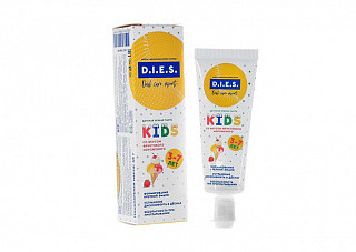 Зубная паста D.I.E.S. Детская фруктовое мороженое 3-7лет 45мл (725)