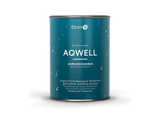 Водоотталкивающая пропитка (кремнийорганический гидрофобизатор) Elcon Aqwell (0,9л)