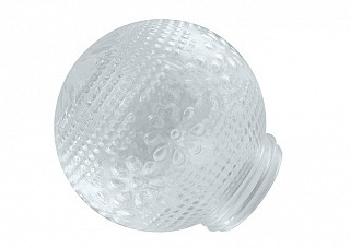 Рассеиватель шар-стекло (прозрачный) 62-010-А 85 "Цветочек" TDM (0321-0010)