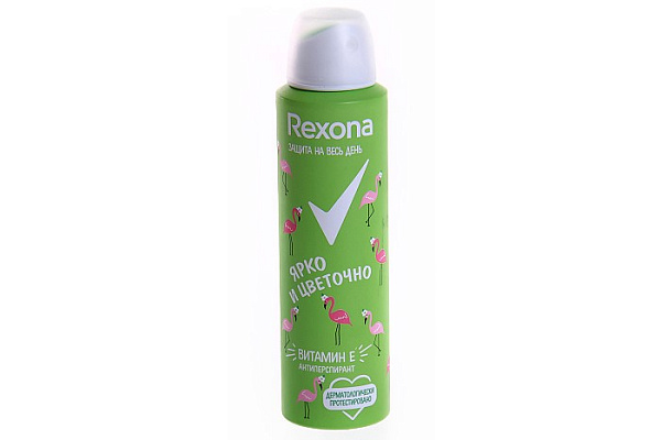 Дезодорант РЕКСОНА (rexona) спрей женский ярко и цветочно 150мл (1/6)