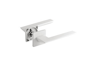 Ручка дверная Нора-М Slim 130К белый (405)