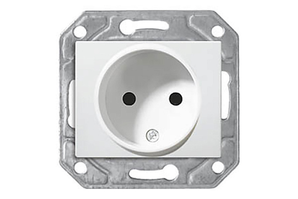 Розетка Profitec Corsa ST механизм бел 1СП (PC-пласт) (910105-M)