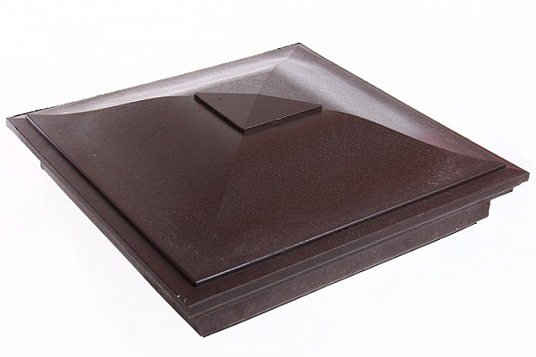 Колпак полимеркомпозитный Monblan 385х385 мм (1,5 кирпича): цвет коричневый