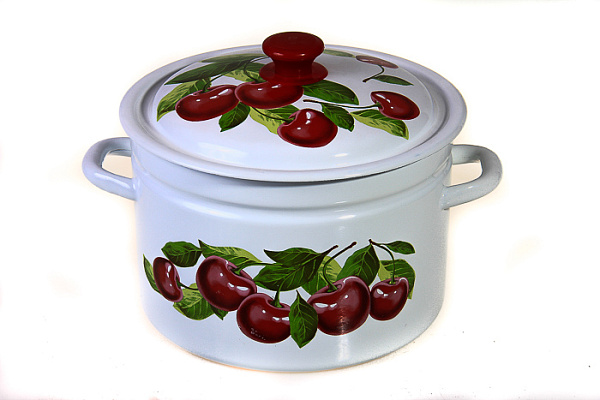 Кастрюля эмалированная г.Керчь 8,0л (41804-202/6) 