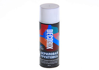 Грунтовка аэрозольная DECORIX (0108-24 DX) белый (520мл) 