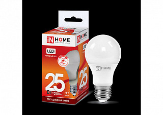 Лампа светодиодная IN HOME LED-A65-VC 25Вт 230В Е27 6500К 2380Лм (103)