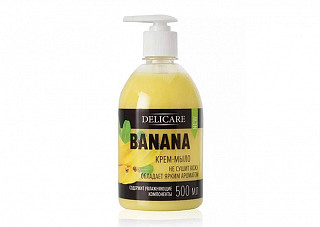 Крем-мыло жидкое Delicare Body Fresh Банан 500мл (451)