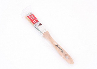 Кисть плоская MTX "Евро" 3/4" 20мм, деревянная ручка, натуральная щетина (83050) 12/600