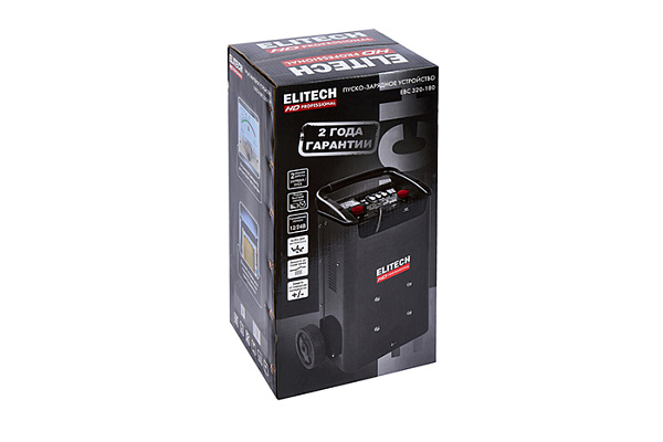 Пускозарядное устройство ELITECH HD EBC 320/180 (12-24В, заряд 16/30А, пуск 180А)