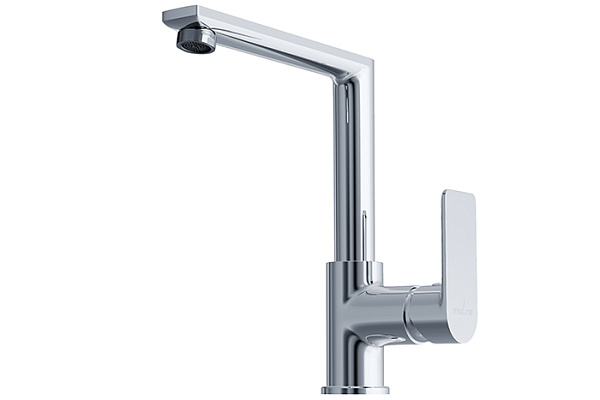 Смеситель для кухни 35k MIXLINE ML26-032 Life (Латунь,Высота излива 22см,Картридж 35мм,бок. ручка)