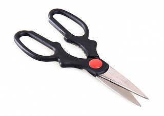Ножницы кухонные черные ручки AN60-32 (МультиДом)