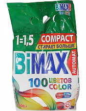 Стиральный порошок BiMAX (БИМАКС) Автомат Compact Колор 1,5 кг /6 (251)